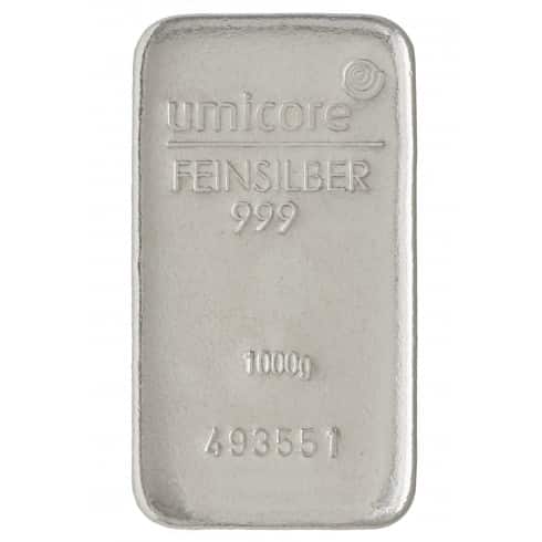 1 Kilo Umicore Silver Bar