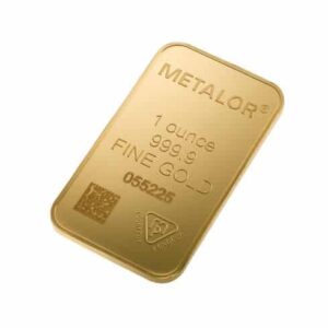 1 ounce Metalor Gold Bar