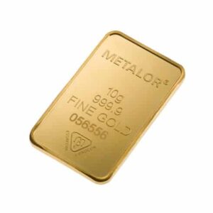 10 Gram Metalor Gold Bar