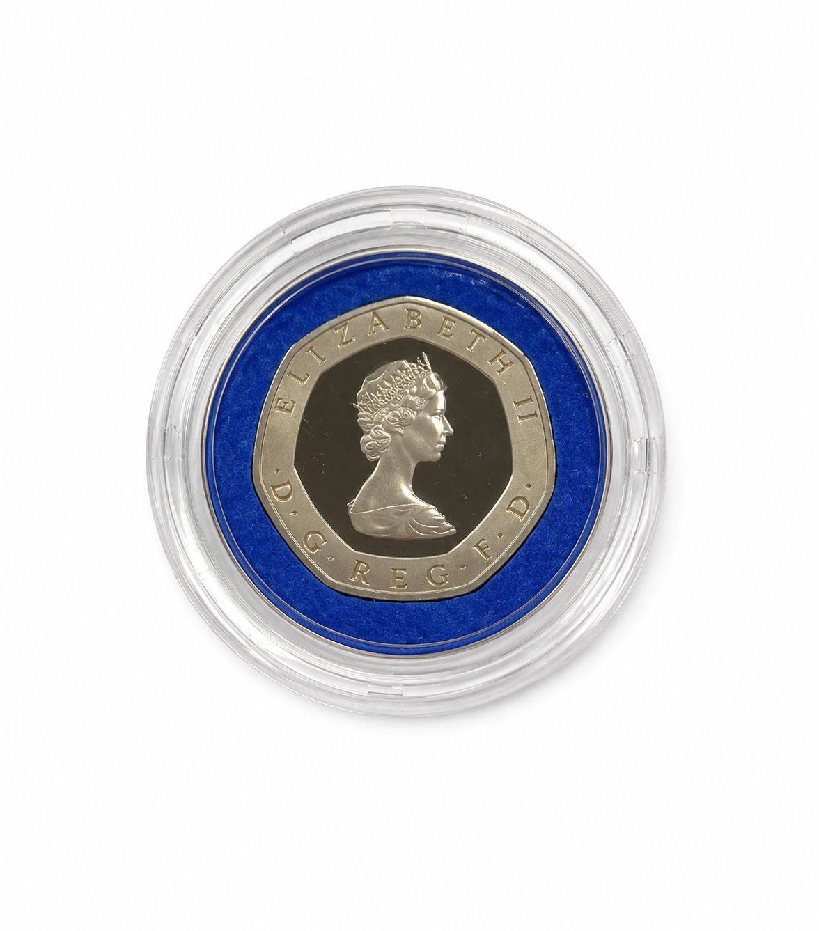 1982 United Kingdom Proof Silver Piedfort Twenty Pence Coin - Image 2