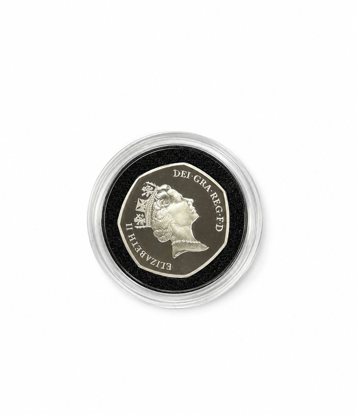 1992–1993 United Kingdom EC Commemorative 50 Pence Proof Coin - Image 2