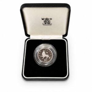 1992 Royal Mint Ten Pence Silver Proof Coin