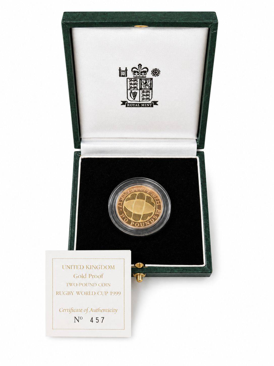 1992 United Kingdom Gold Proof Two Pounds Coin