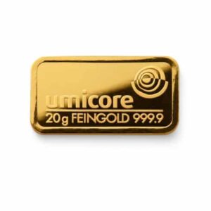 20 Gram Umicore Gold Bar