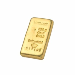 250 Gram Metalor Gold Bar