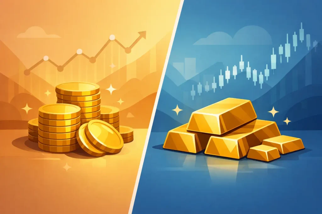Gold Coins vs Gold Bars: Which to Buy?