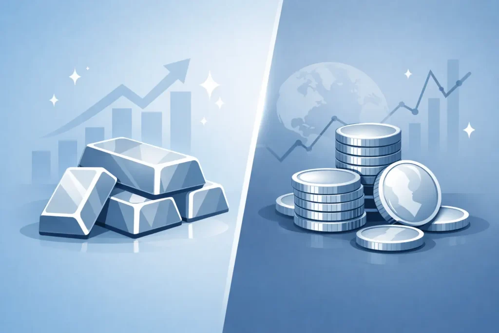 Silver Bars vs Silver Coins: Which Should You Buy?