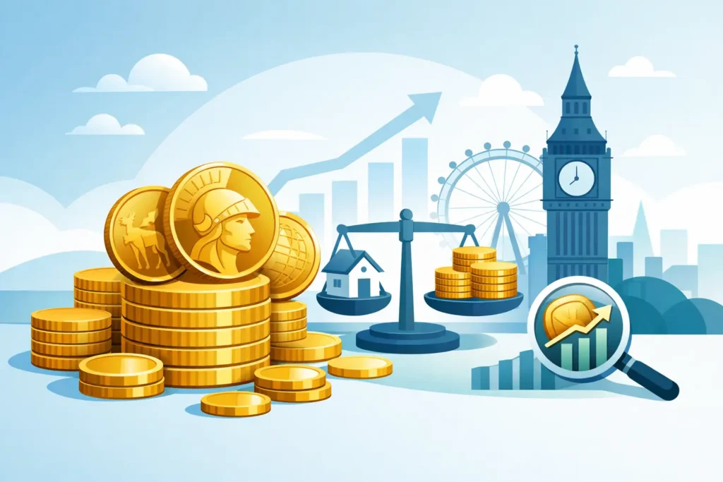 How Gold Coins CGT Works for UK Investors